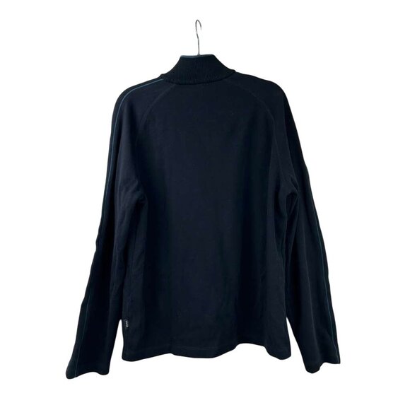 Boss Hugo Boss Men's Size XL 1/4 Zip Navy Blue Pullover Sweater Regular Fit - Picture 6 of 16